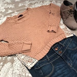 Crop top sweater